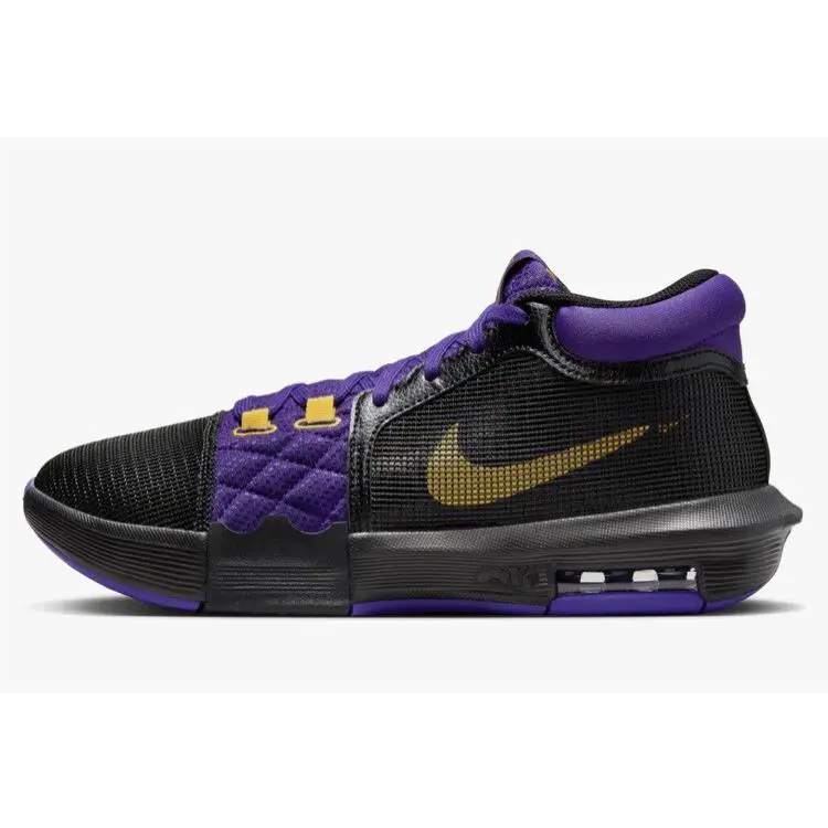 Nike shoes - Nike LeBron Witness 8 - LeBron Witness - Purple/Gold/Black 6