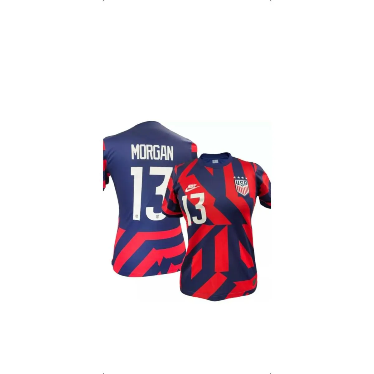 Nike Breathe Away Alex Morgan 13 Usa Soccer 2021 Jersey Women`s XL - Multicolor