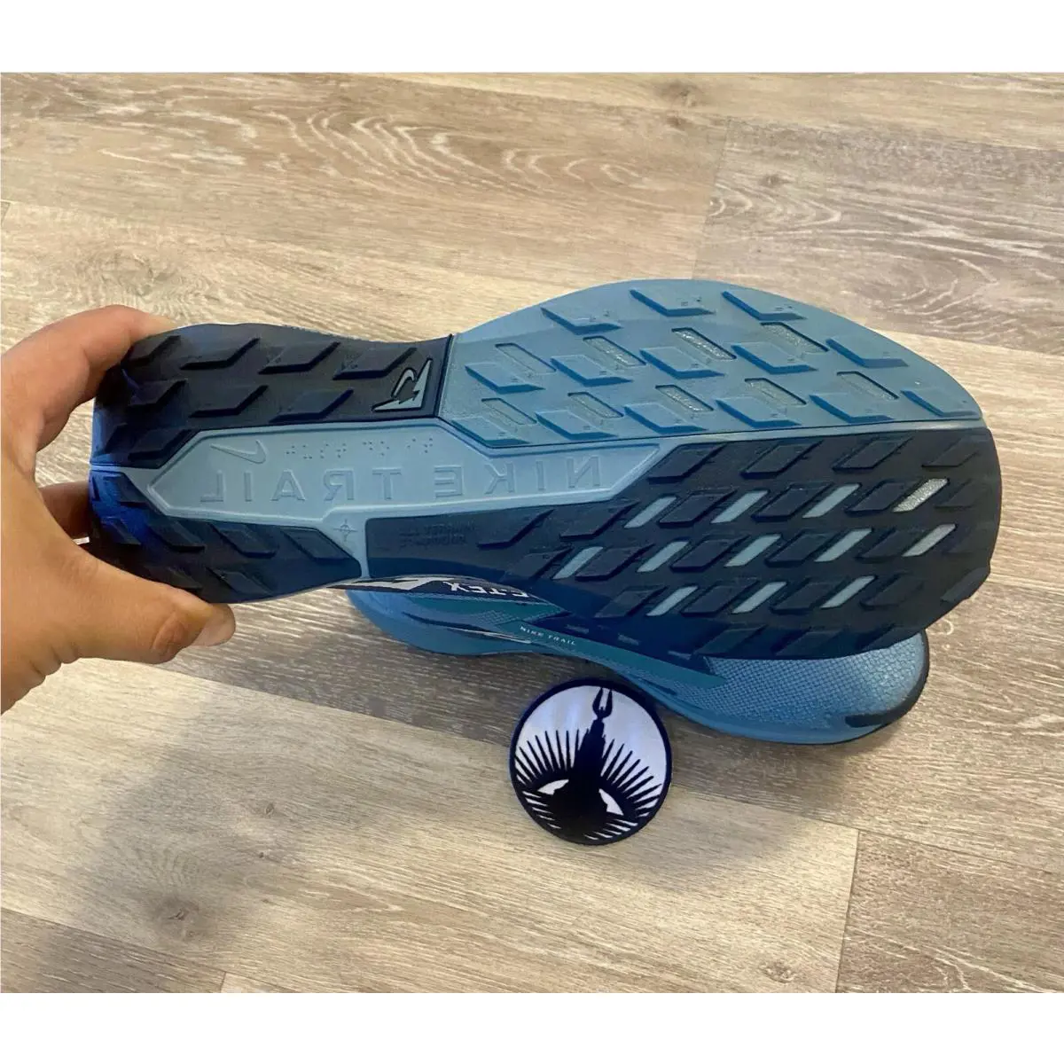 Nike shoes - Nike Pegasus Trail 5 GTX - FQ0908-005 - Smokey Blue / Light Silver / Armory Blue (UPC: 197600690646) 9