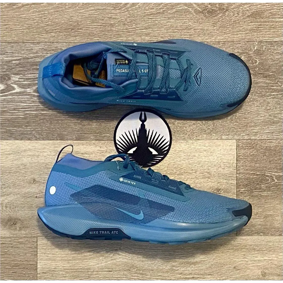 Nike shoes - Nike Pegasus Trail 5 GTX - FQ0908-005 - Smokey Blue / Light Silver / Armory Blue (UPC: 197600690646) 5
