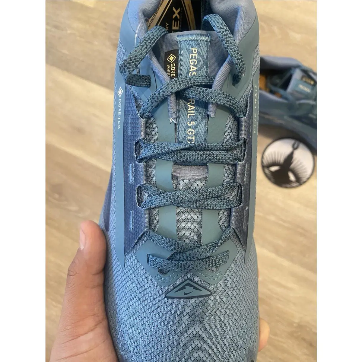 Nike shoes - Nike Pegasus Trail 5 GTX - FQ0908-005 - Smokey Blue / Light Silver / Armory Blue (UPC: 197600690646) 6