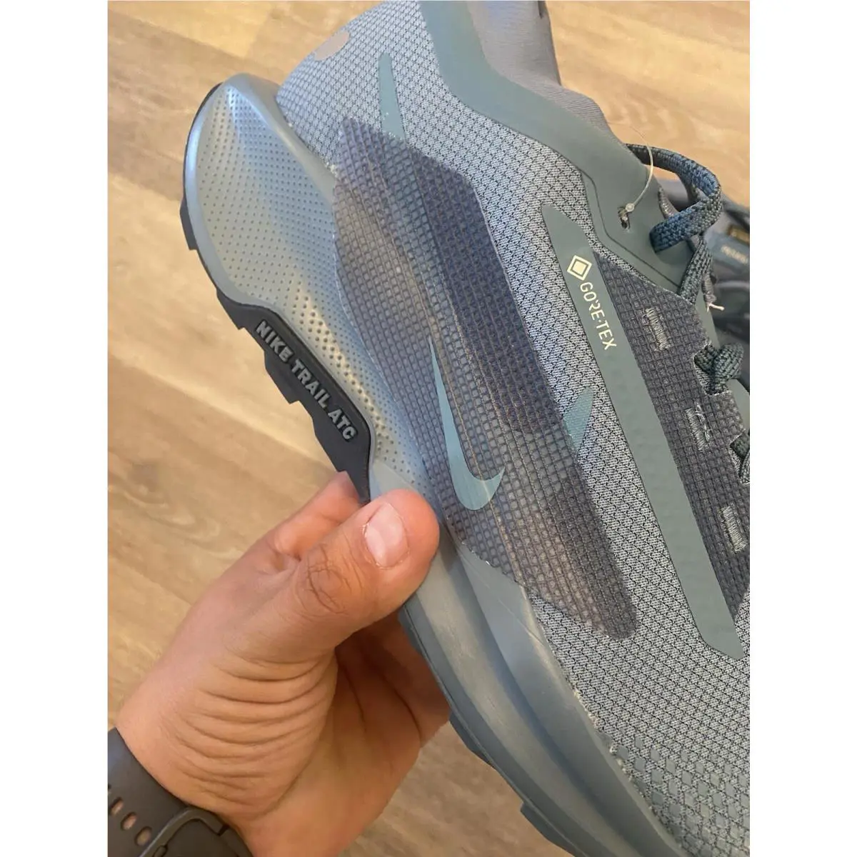 Nike shoes - Nike Pegasus Trail 5 GTX - FQ0908-005 - Smokey Blue / Light Silver / Armory Blue (UPC: 197600690646) 7