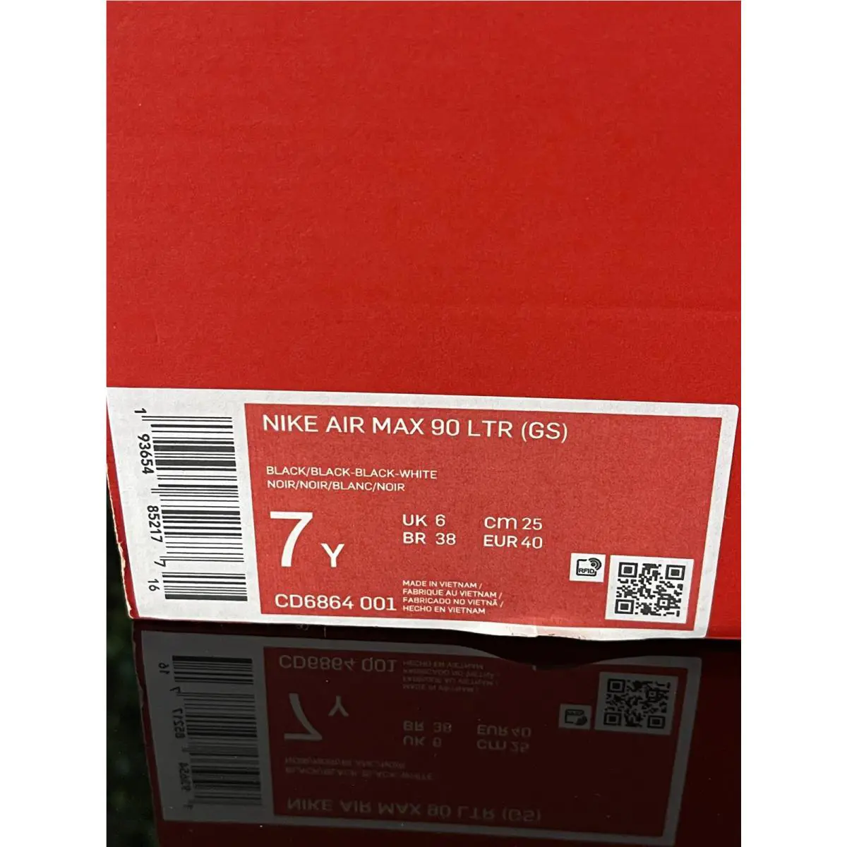 Nike shoes - Nike Air Max 90 GS - Black (UPC: 193654852177) 8