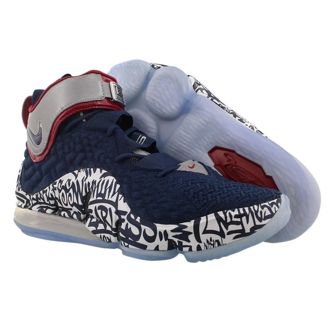 Lebron Vxii Fp Unisex Shoes Size 4 Color: Navy/white by Nike