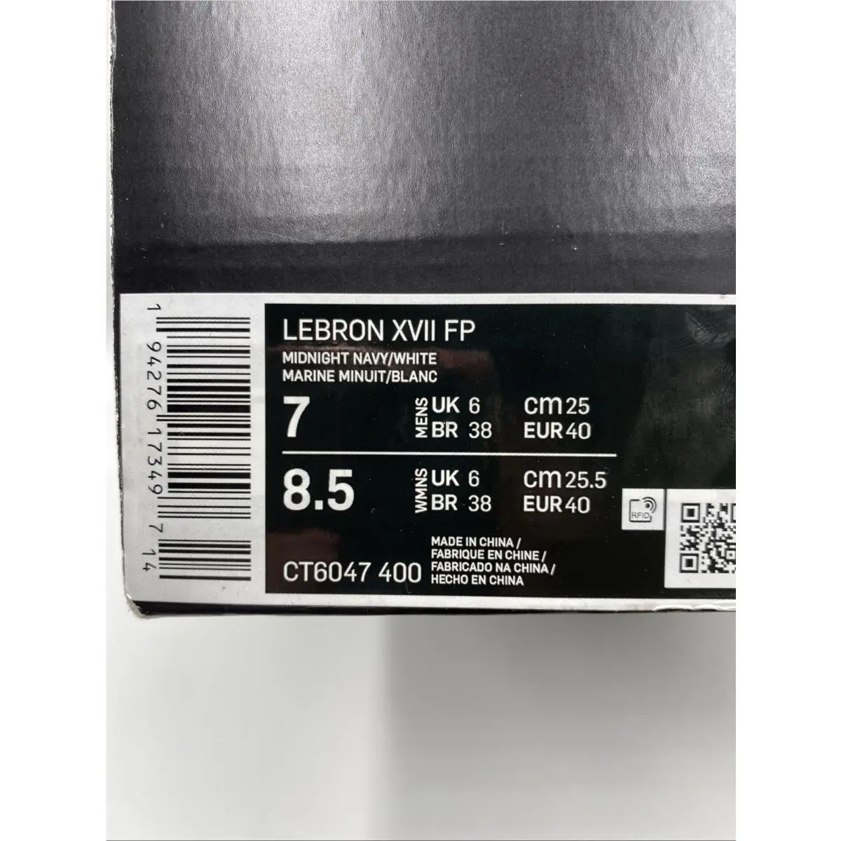 Nike shoes - Nike LeBron 7 - LeBron - CT6047 400 - Midnight Navy/White (UPC: 194276173497) 6