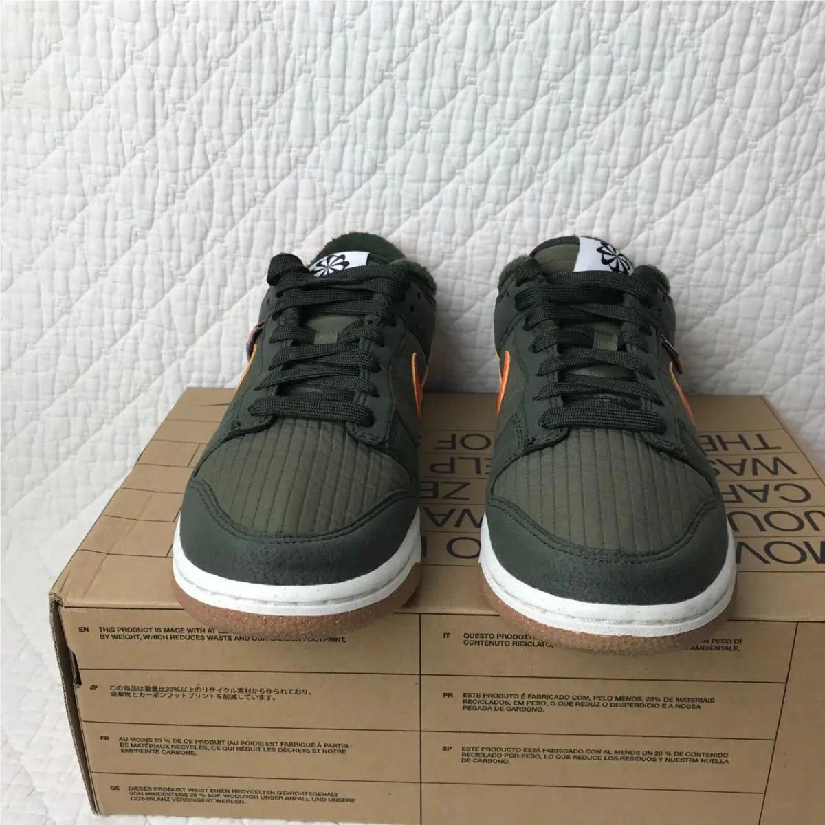Nike shoes - Nike Dunk Retro Low - Dunk Retro Low - DD3358-300 - Sequoia/Orange-Medium Olive 3