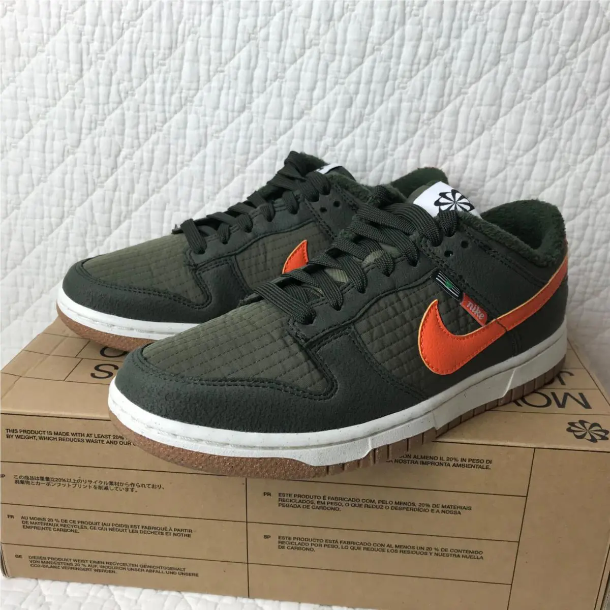 Nike shoes - Nike Dunk Retro Low - Dunk Retro Low - DD3358-300 - Sequoia/Orange-Medium Olive 5