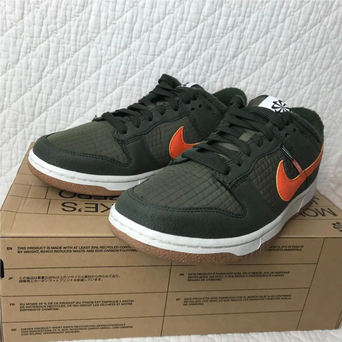Nike shoes - Nike Dunk Retro Low - Dunk Retro Low - DD3358-300 - Sequoia/Orange-Medium Olive 6