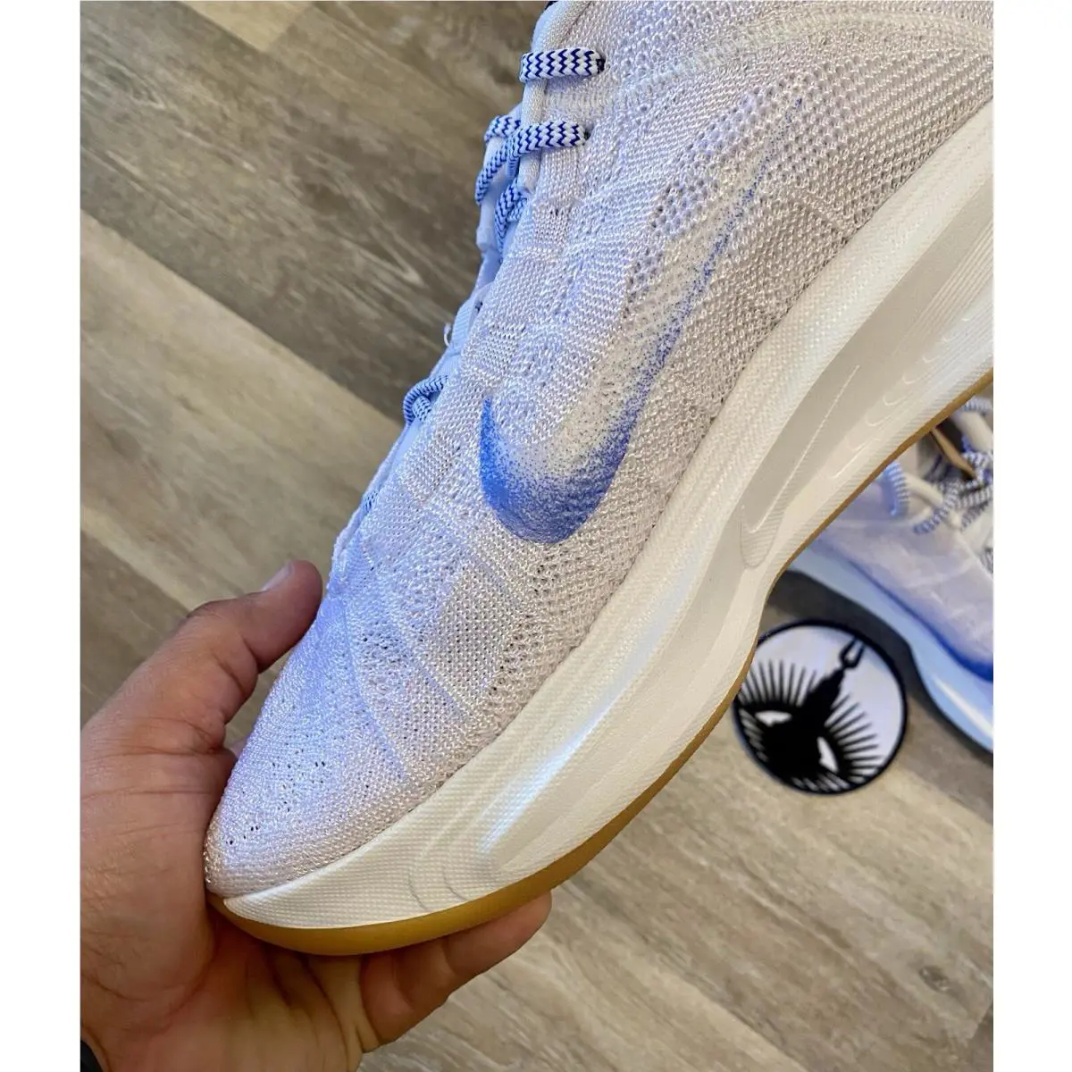 Nike shoes - Nike G.T. Hustle 3 FP - HJ9083-100 - White / Phantom / Total Orange / Racer Blue (UPC: 197599109044) 2