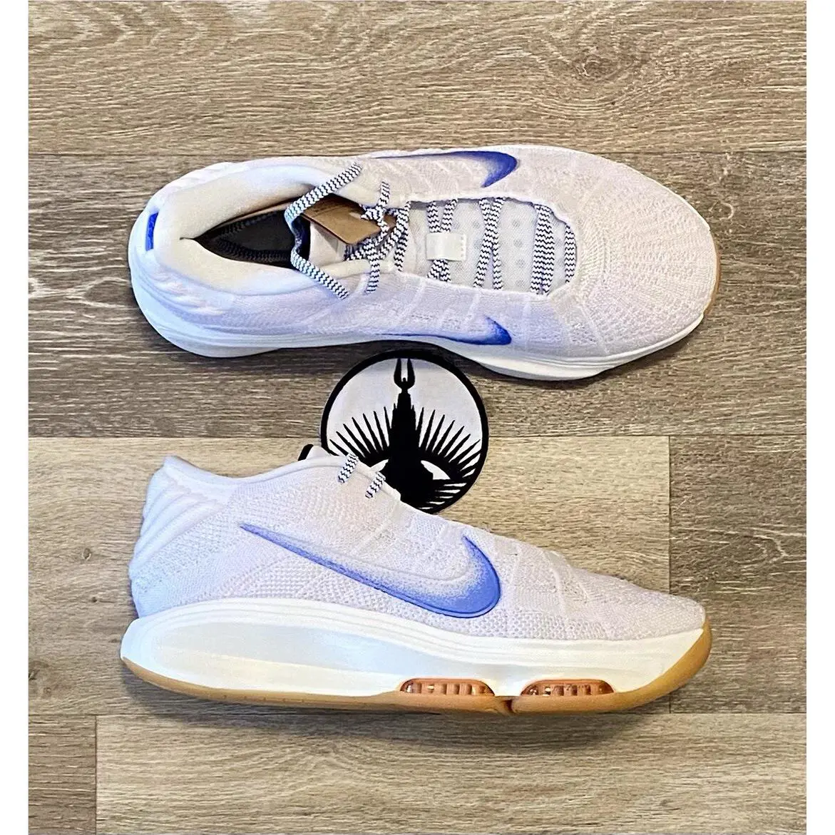 Nike shoes - Nike G.T. Hustle 3 FP - HJ9083-100 - White / Phantom / Total Orange / Racer Blue (UPC: 197599109044) 5