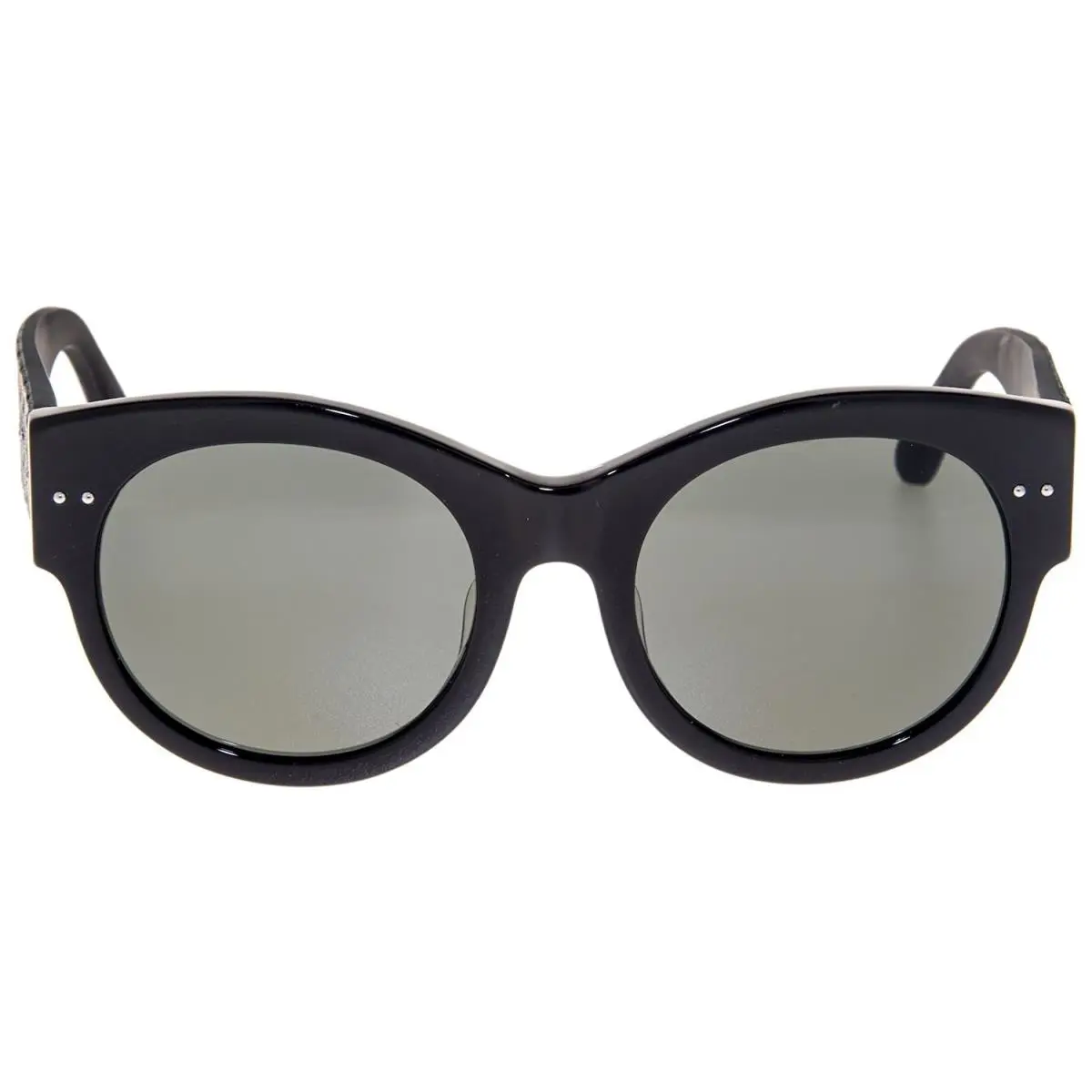 Bottega Veneta Intrecciato Leather BV0057SK 001 Black Sunglasses