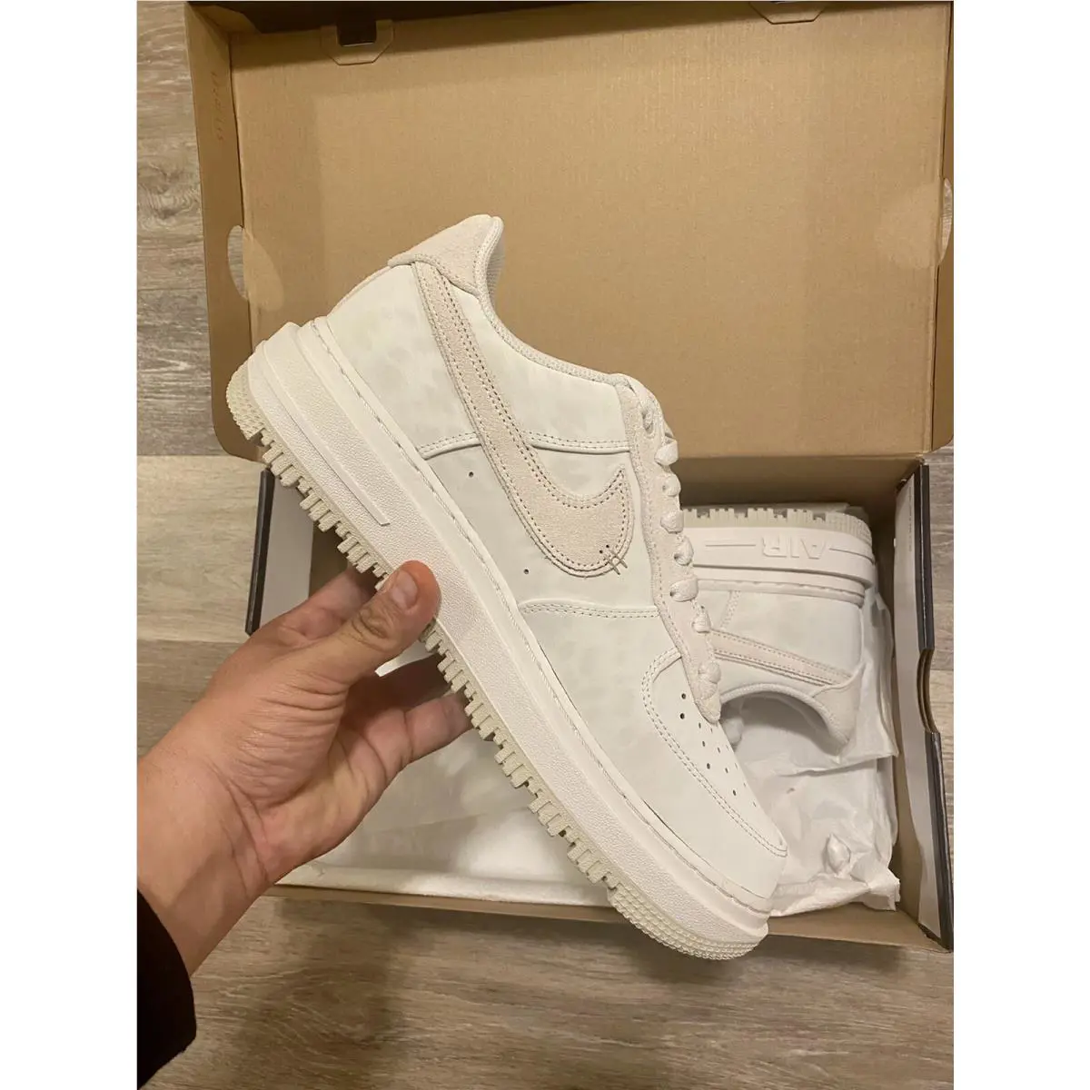 Nike shoes - Nike Air Force 1 Luxe - DD9605-100 - Summit White-Bone-White (UPC: 195243691204) 8
