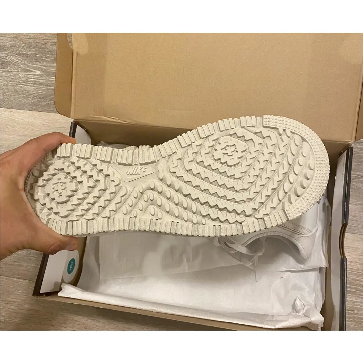 Nike shoes - Nike Air Force 1 Luxe - DD9605-100 - Summit White-Bone-White (UPC: 195243691204) 9