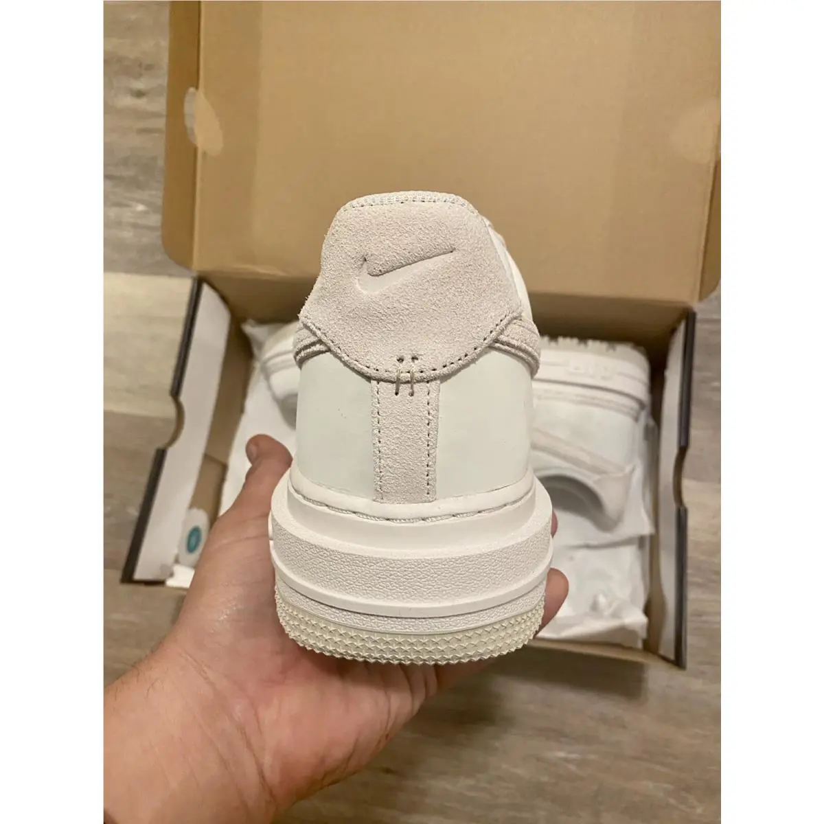 Nike shoes - Nike Air Force 1 Luxe - DD9605-100 - Summit White-Bone-White (UPC: 195243691204) 0