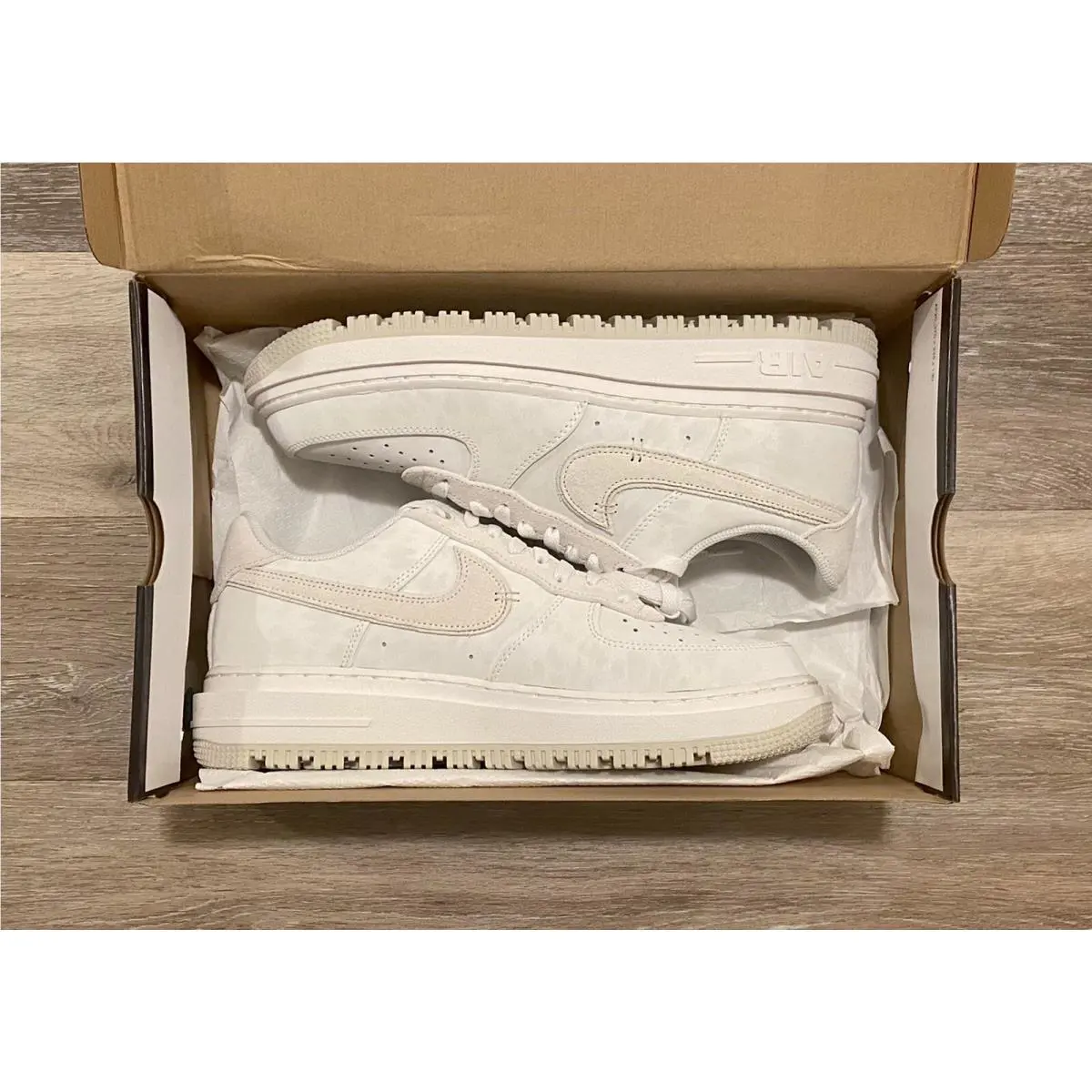 Nike shoes - Nike Air Force 1 Luxe - DD9605-100 - Summit White-Bone-White (UPC: 195243691204) 5