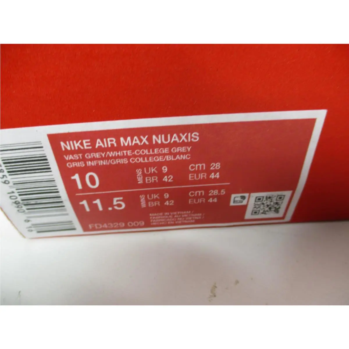 Nike shoes - Nike Air Max Nuaxis - Air Max Nuaxis - FD4329-009 - White (UPC: 0197859115808) 8