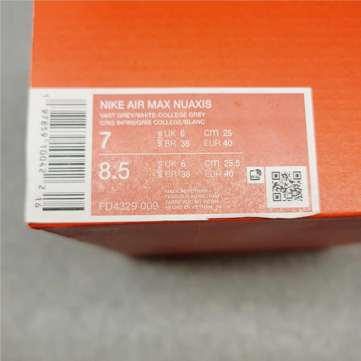 Nike shoes - Nike Air Max Nuaxis - Air Max Nuaxis - FD4329 009 - Grey/White/Blue 7