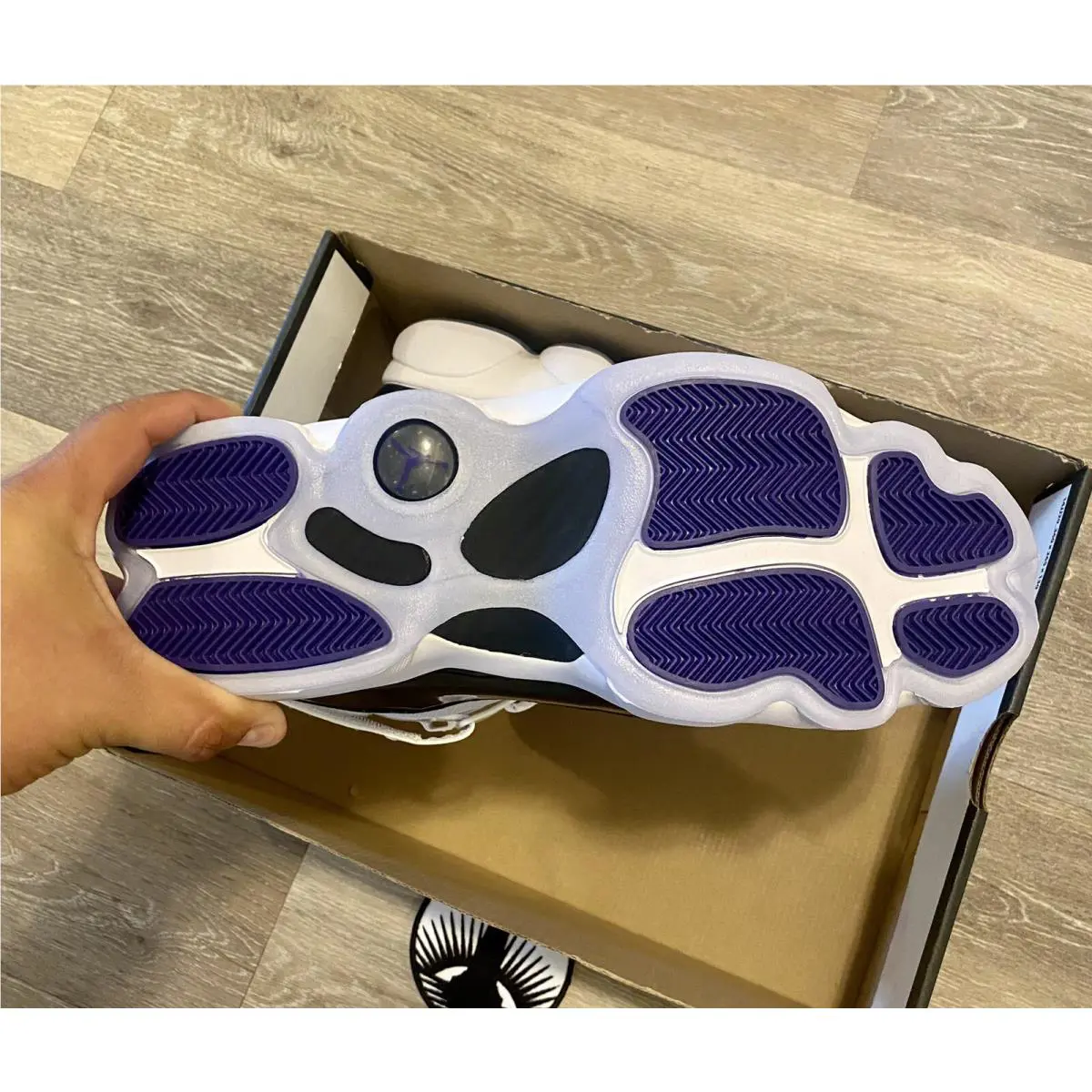 Nike shoes - Air Jordan 6 Rings - Air Rings - 322992-104 - White/Black-Dark Concord (UPC: 884776871015) 9