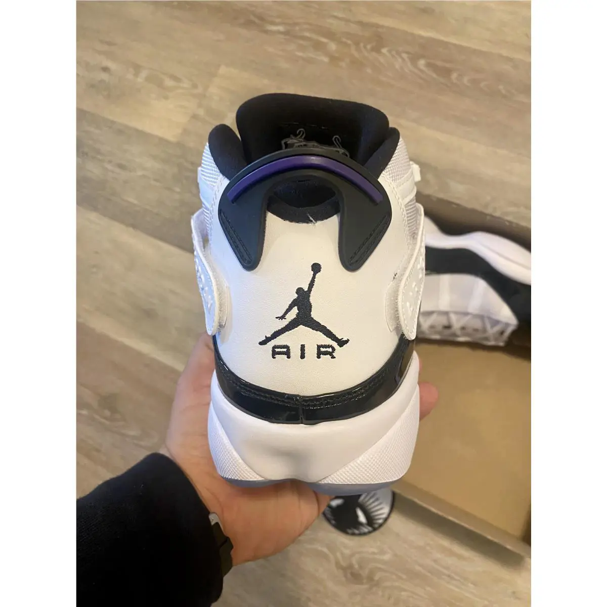 Nike shoes - Air Jordan 6 Rings - Air Rings - 322992-104 - White/Black-Dark Concord (UPC: 884776871015) 0