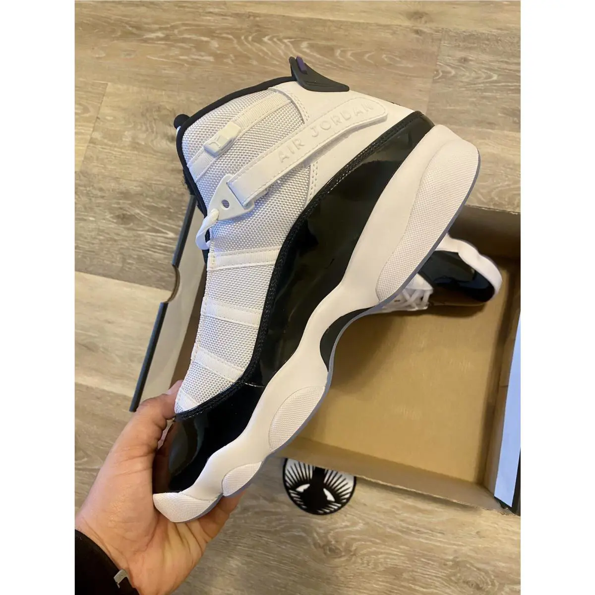 Nike shoes - Air Jordan 6 Rings - Air Rings - 322992-104 - White/Black-Dark Concord (UPC: 884776871015) 3