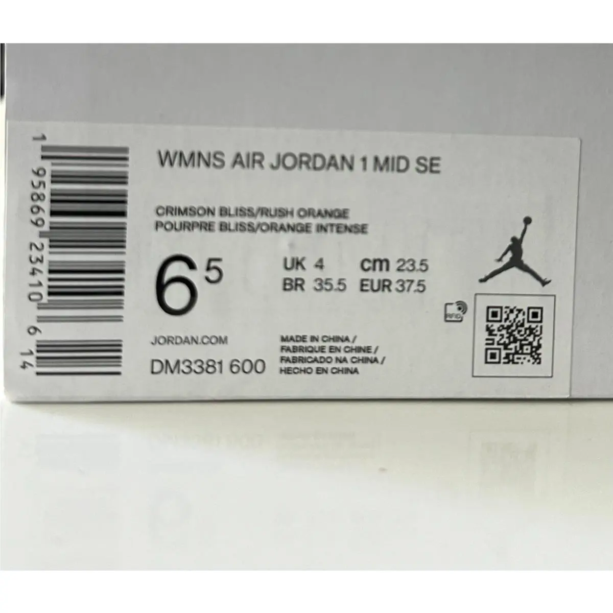 Nike shoes - Nike Air Jordan 1 - Air - DM3381600 - Orange 2