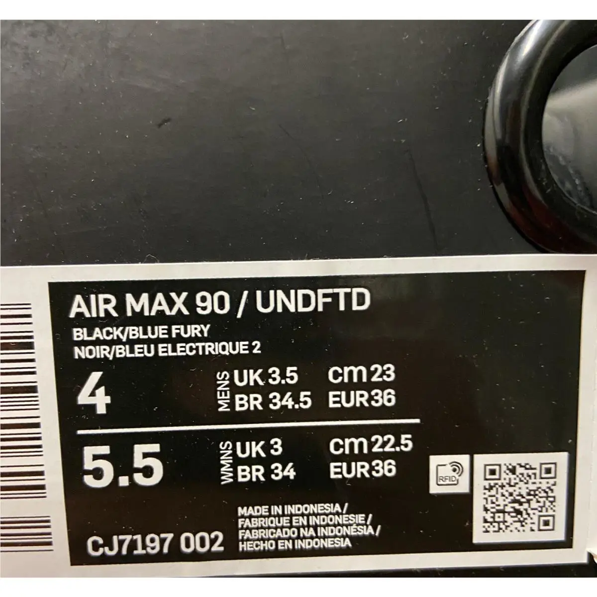 Nike shoes - Nike Air Max 90 - Air Max - CJ7197-002 - Black (UPC: 00193153701747) 5