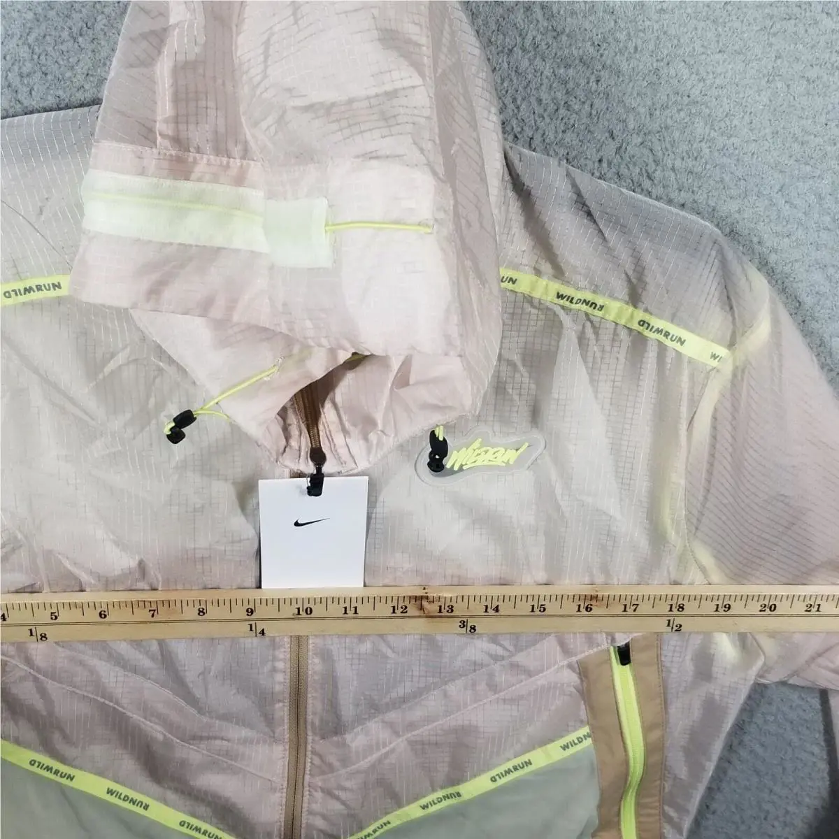 Nike clothing - Nike Repel Wild Run Windrunner - DD5391292 - Beige, Salmon, Neon 5