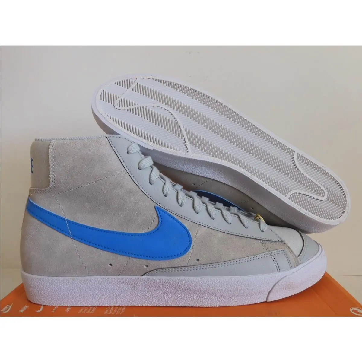 Nike Blazer Mid `77 Vntg Vintage Nrg Emb Grey Fog-photo Blue SZ 15 CV8927-001