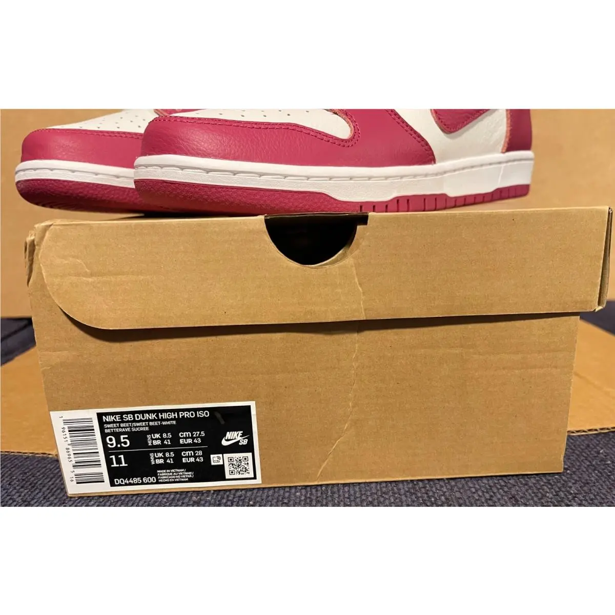 Nike shoes - Nike Dunk High - Dunk High - DQ4485-600 - Sweet Beet 6