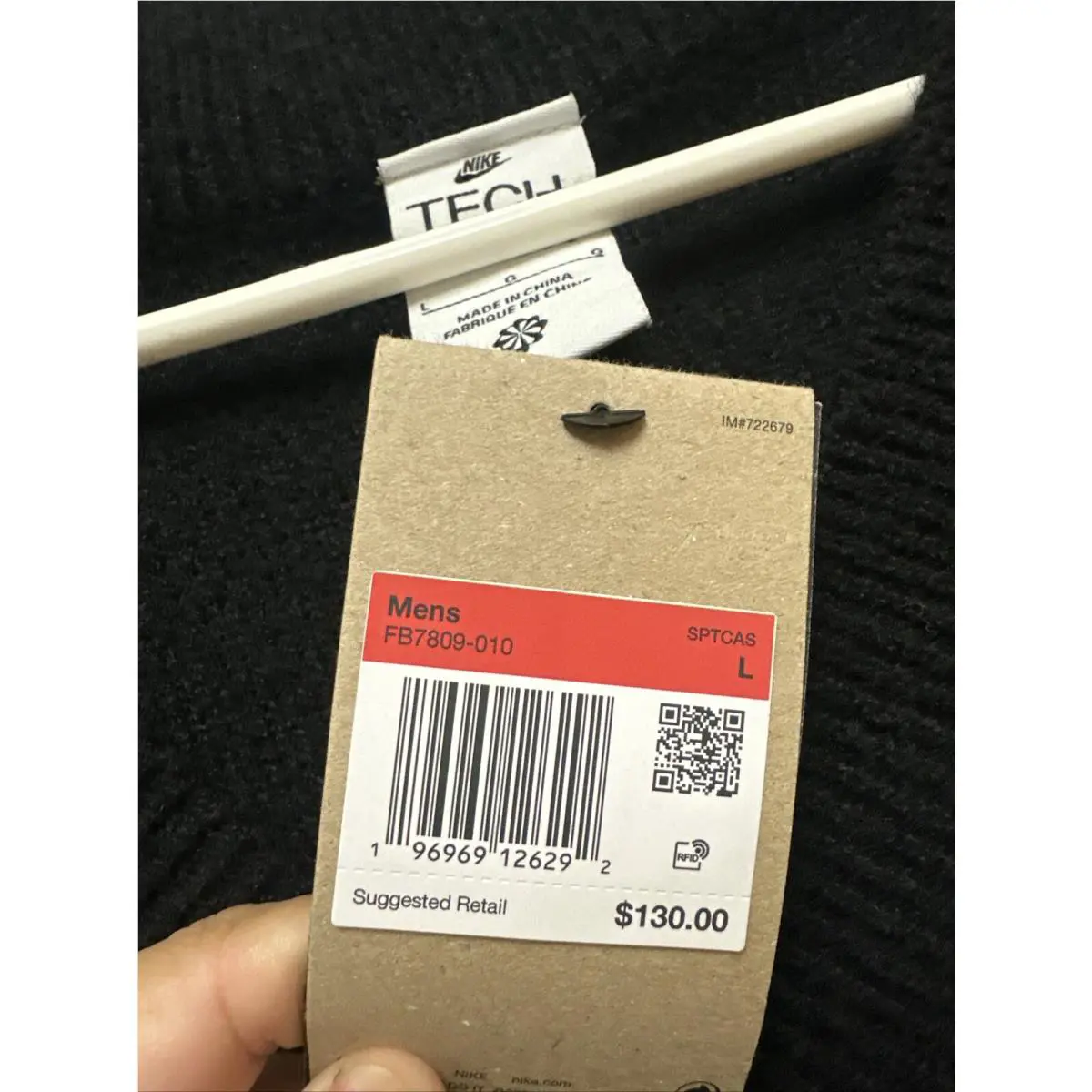 Nike clothing - Black (UPC: 196969126292) 3