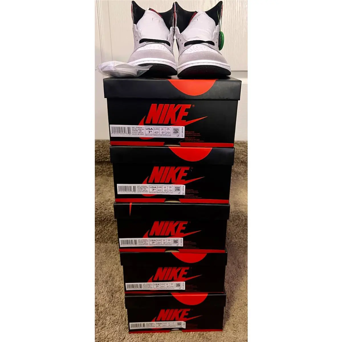 Nike shoes - Nike Air Jordan 1 - Air - 555088-126 - Multicolor 0