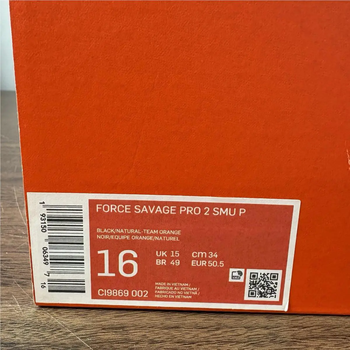 Nike shoes - Nike Force Savage - Force Savage - CI9869-002 - Black 8