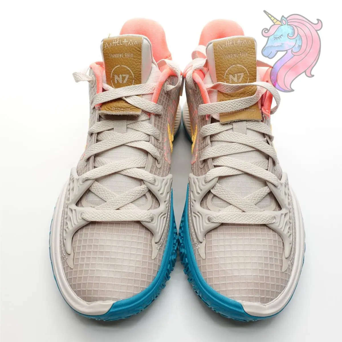 Nike shoes - Nike Kyrie 4 - Kyrie - CW3985005 - Beige 4
