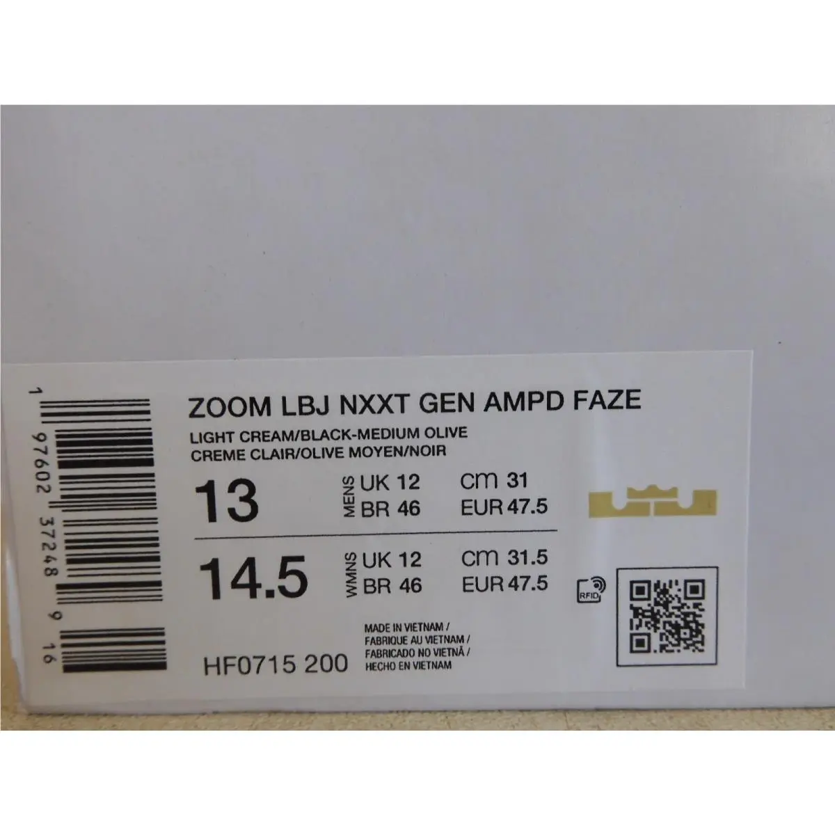 Nike shoes - Nike Zoom LeBron NXXT Gen - HF0715-200 - Brown (UPC: 197602372489) 3