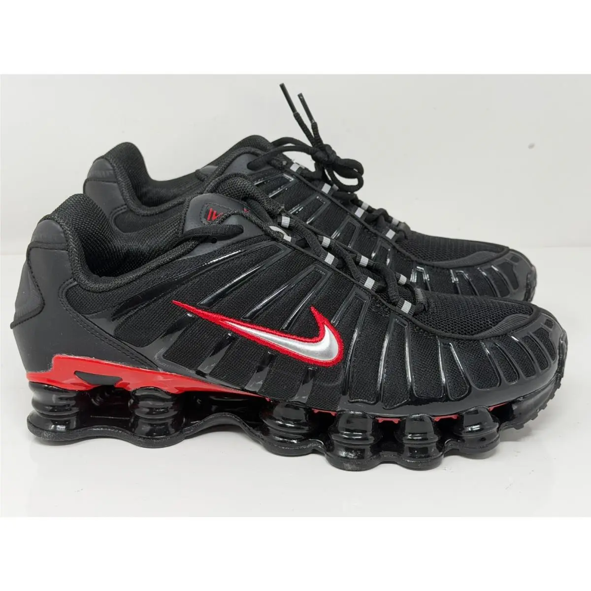 Nike Shox TL Black Metallic Silver CN0151 003 Men`s Size 10.5 Noboxlid