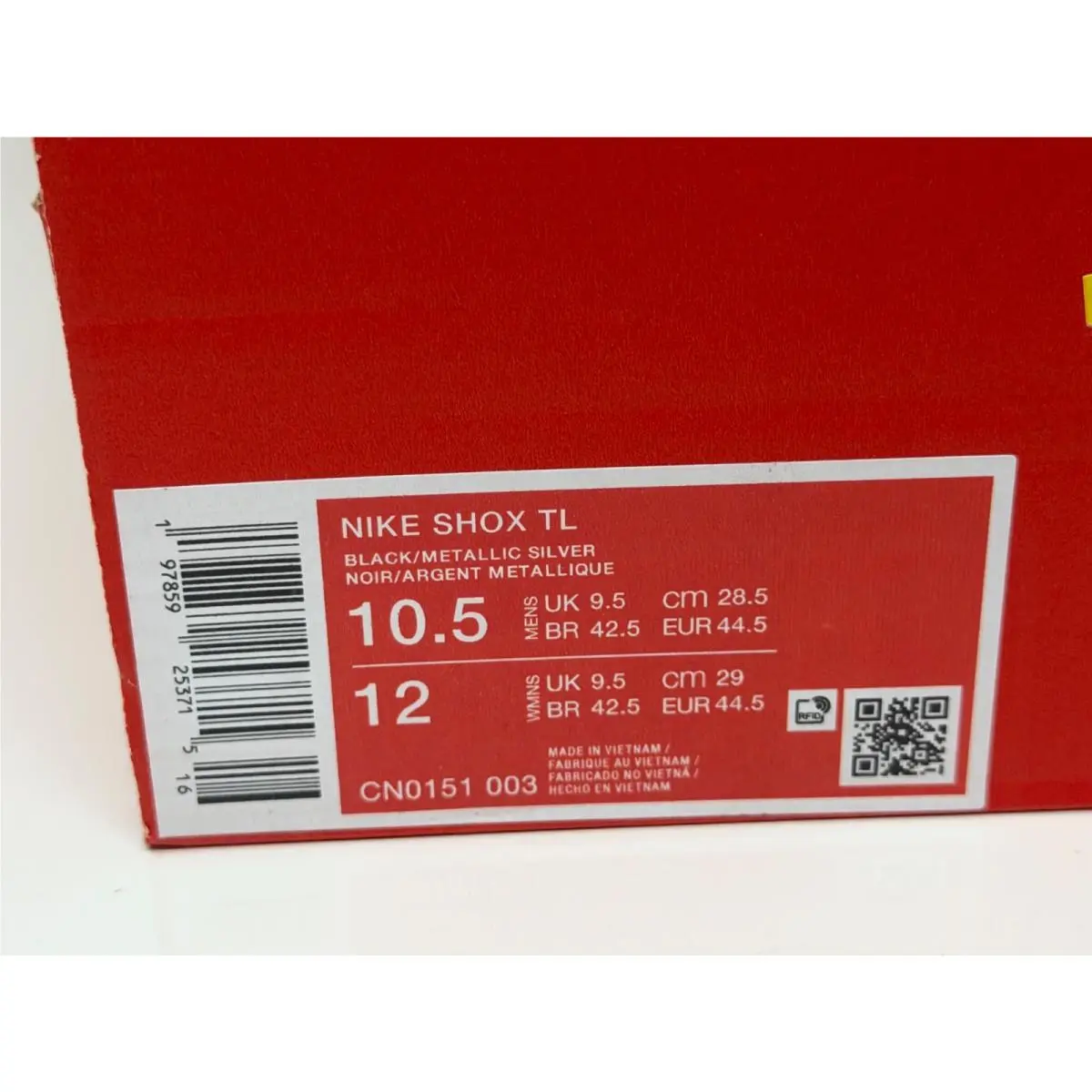 Nike shoes - Nike Shox TL - Shox - CN0151 003 - Black (UPC: 0197859253715) 5