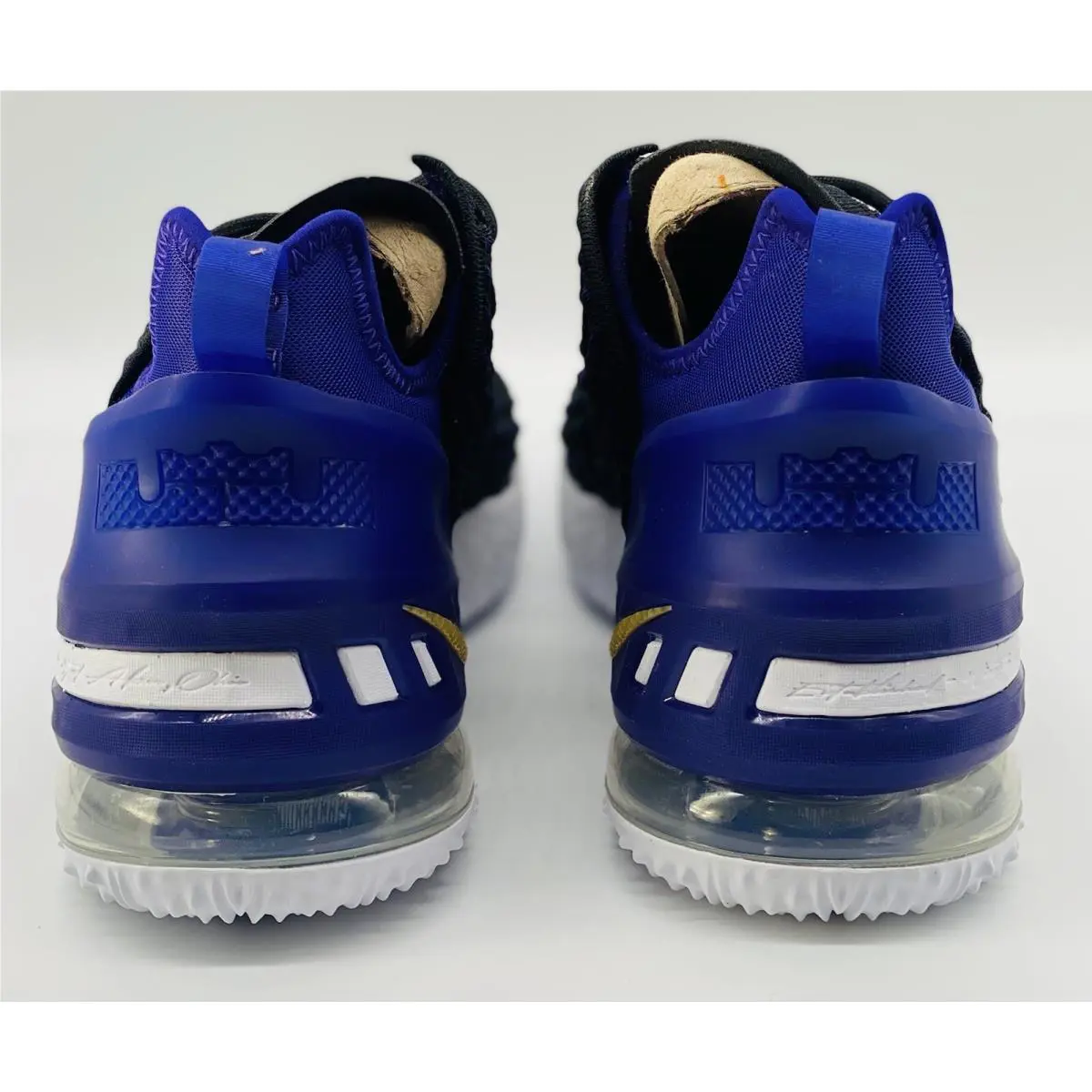 Nike shoes - Nike LeBron 18 Lakers - LeBron Lakers - CQ9283004 - Multicolor, Manufacturer: White, Metallic Gold, Court Purple, Black 2