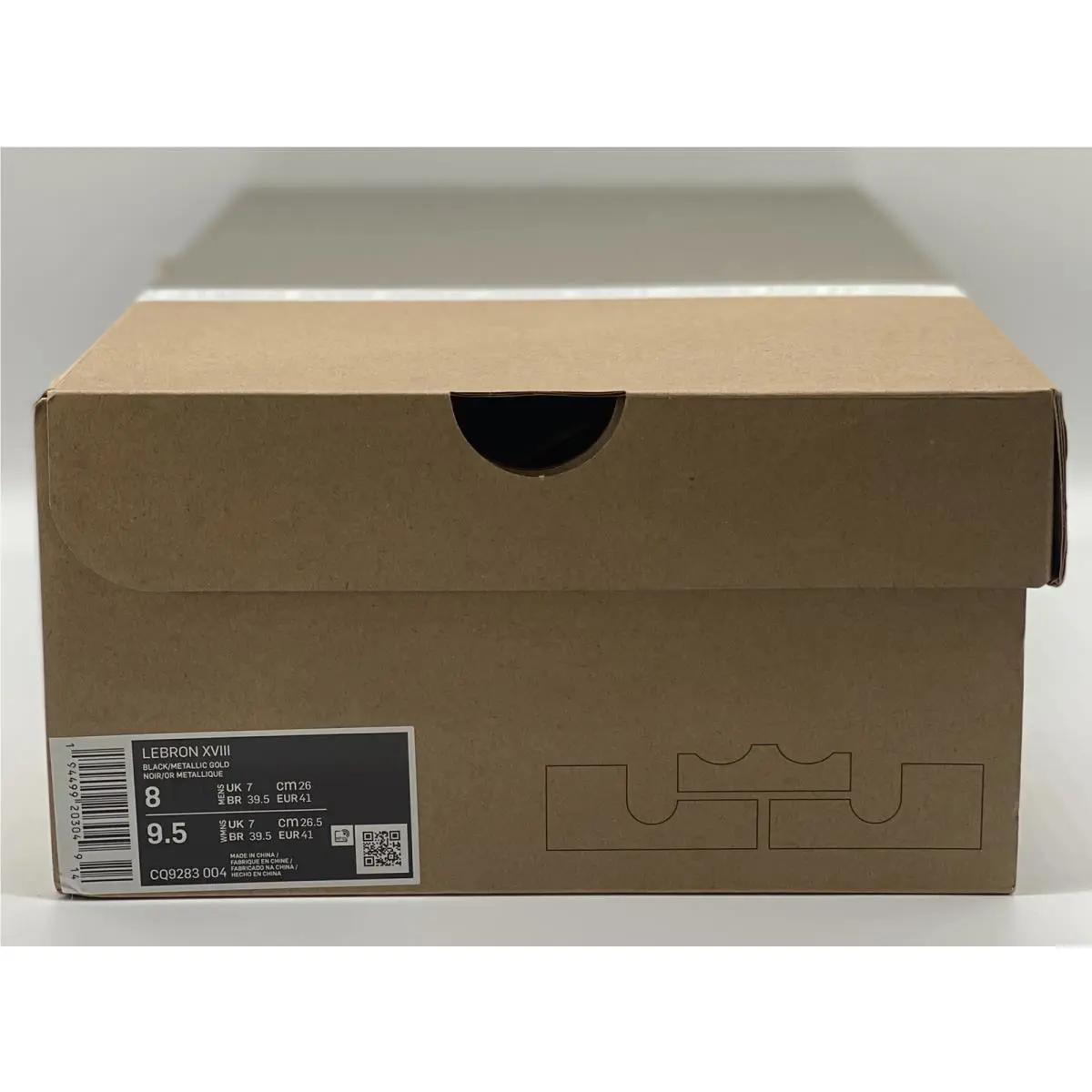 Nike shoes - Nike LeBron 18 Lakers - LeBron Lakers - CQ9283004 - Multicolor, Manufacturer: White, Metallic Gold, Court Purple, Black 5