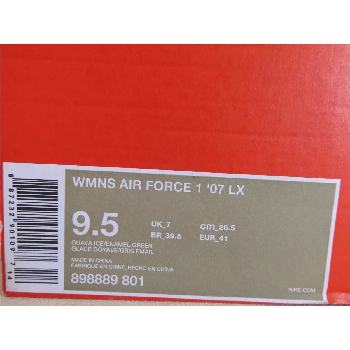 Nike shoes - Nike Air Force 1 `07 - 898889-801 - Brown (UPC: 887232901097) 3