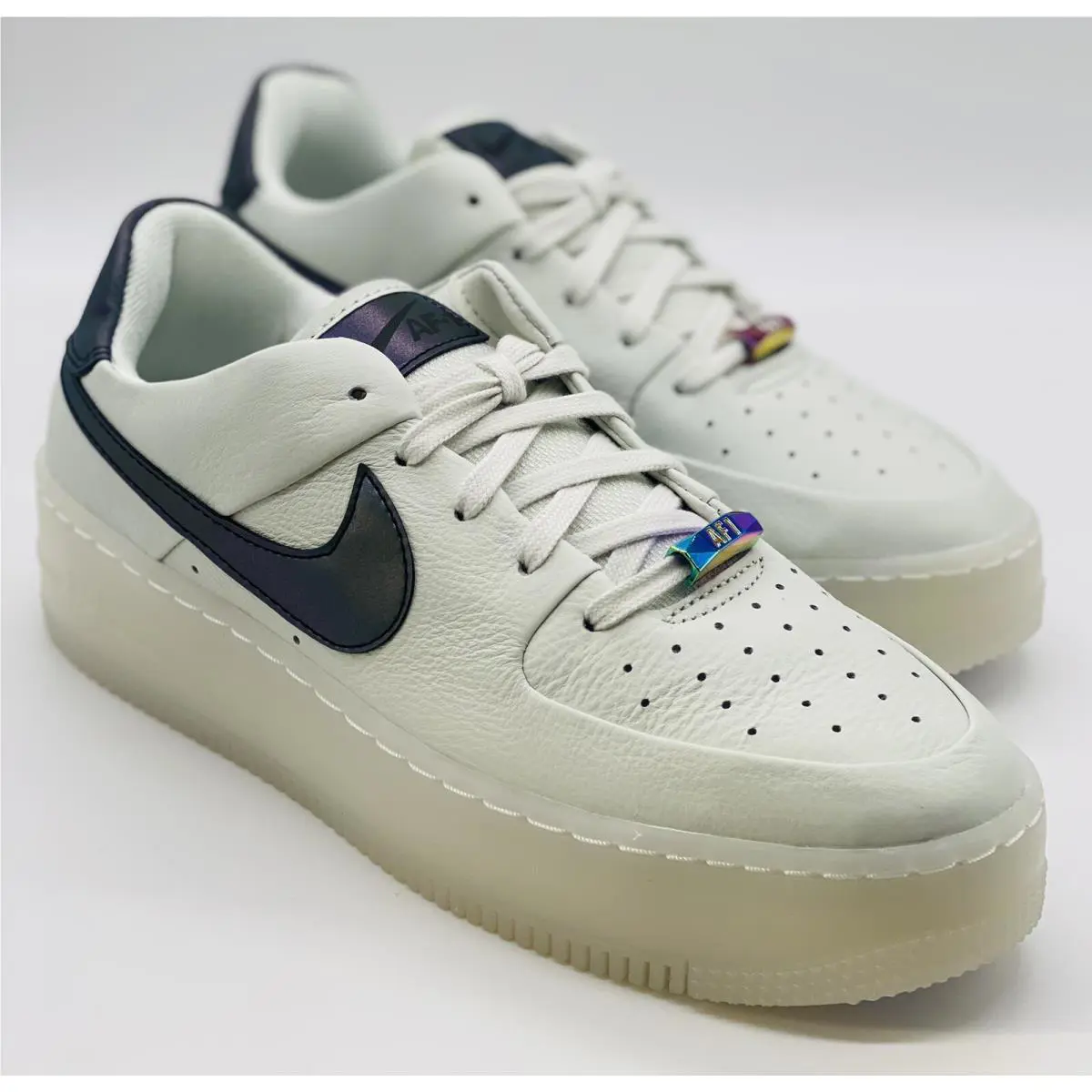 Nike shoes - Nike Air Force 1 Sage Low LX - AR5409-003 - White, Manufacturer: Spruce Aura/Blank White (UPC: 00193151617132) 1