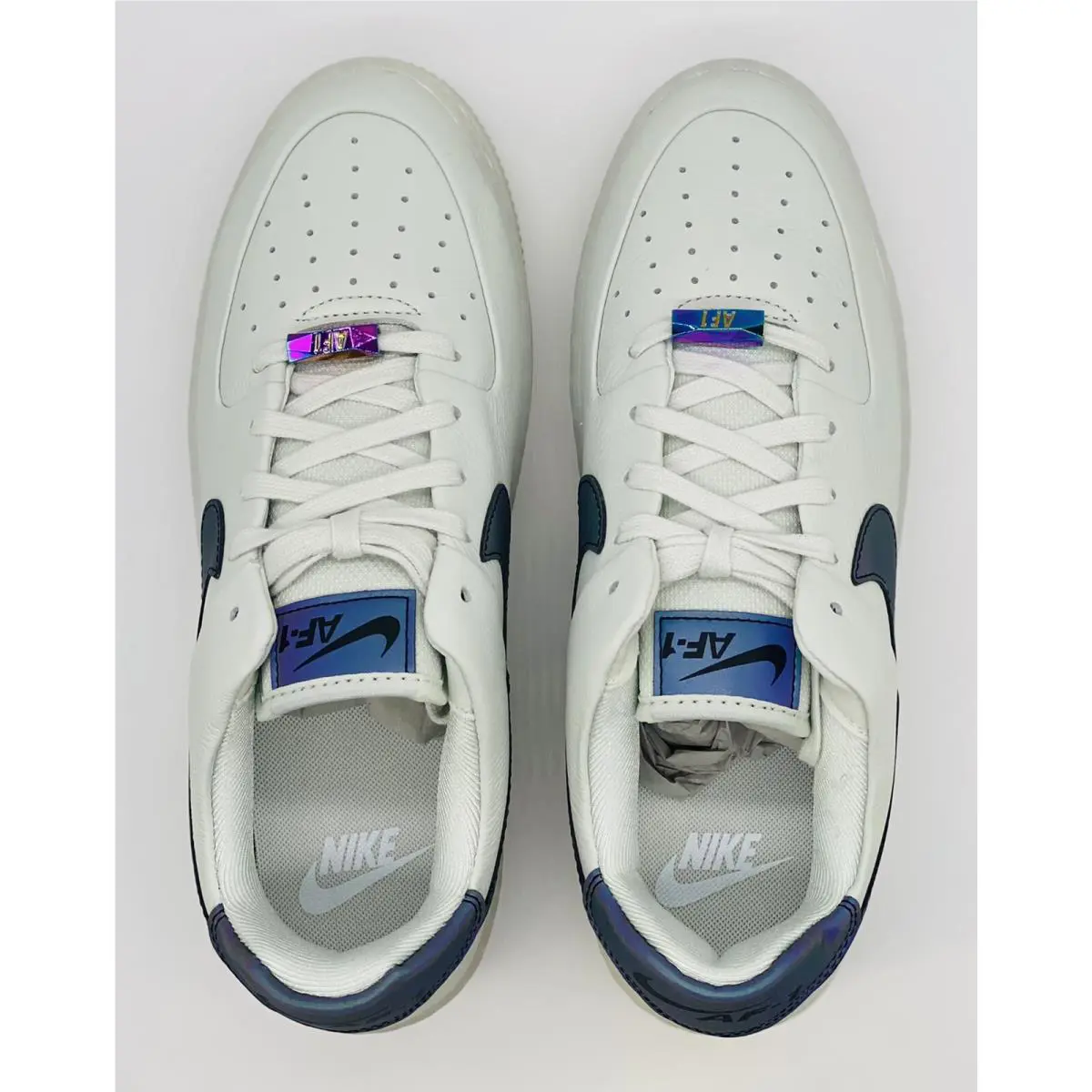 Nike shoes - Nike Air Force 1 Sage Low LX - AR5409-003 - White, Manufacturer: Spruce Aura/Blank White (UPC: 00193151617132) 3