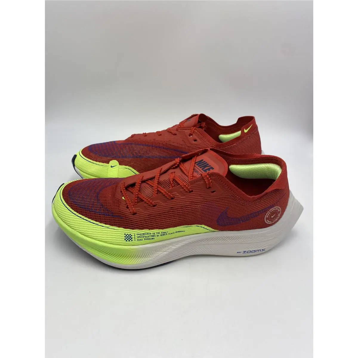Nike shoes - Nike ZoomX Vaporfly Next - ZoomX Vaporfly Next - DX3371 600 - Red Clay/Game Royal (UPC: 196149767659) 2