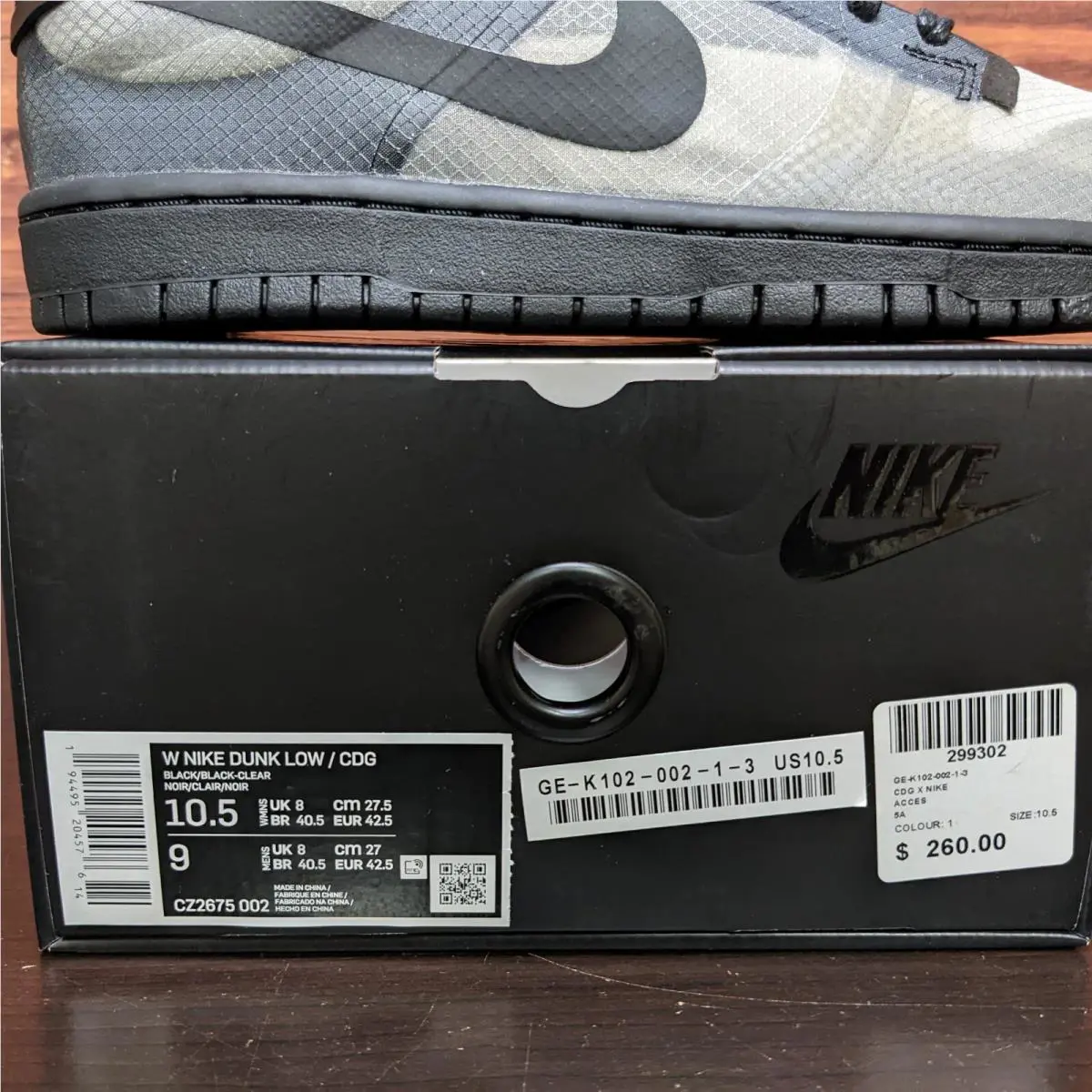 Nike shoes - Nike Dunk Low CZ2675-002 - Dunk Low - CZ2675-002 - Black/White (UPC: 194495204491) 8
