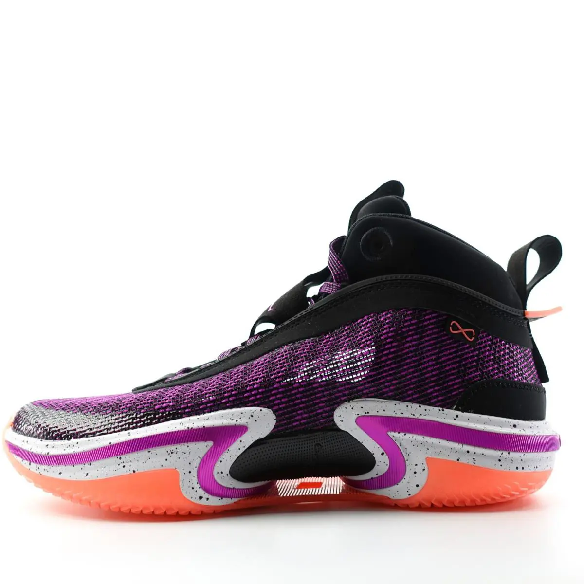 Nike shoes - Air Jordan 36 XXXVI - Air XXXVI - CZ2650-004 - Black, White, Bright Mango, Hyper Violet, Manufacturer: Black/White-Bright Mango-Hyper Violet 2