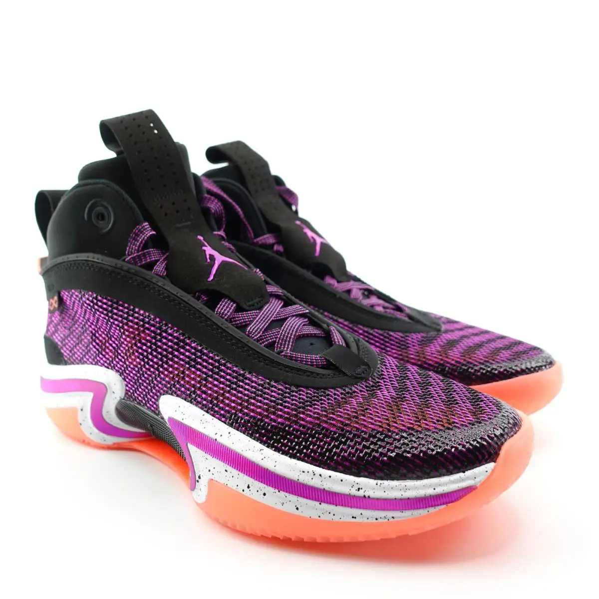 Nike shoes - Air Jordan 36 XXXVI - Air XXXVI - CZ2650-004 - Black, White, Bright Mango, Hyper Violet, Manufacturer: Black/White-Bright Mango-Hyper Violet 5