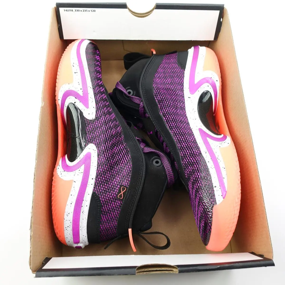 Nike shoes - Air Jordan 36 XXXVI - Air XXXVI - CZ2650-004 - Black, White, Bright Mango, Hyper Violet, Manufacturer: Black/White-Bright Mango-Hyper Violet 8