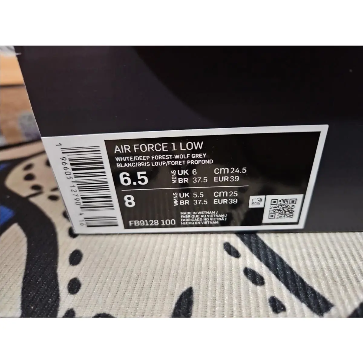 Nike shoes - Nike Air Force 1 - Air Force - FB9128-100 - Black 2