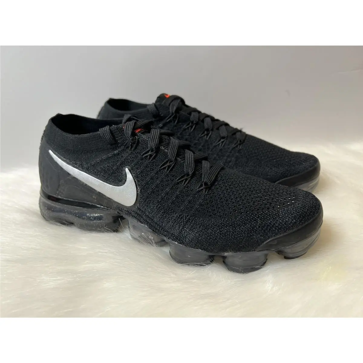 Nike Air Vapormax Flyknit 3 Gator Ispa Black Silver Size 7 Mens AR8557-001