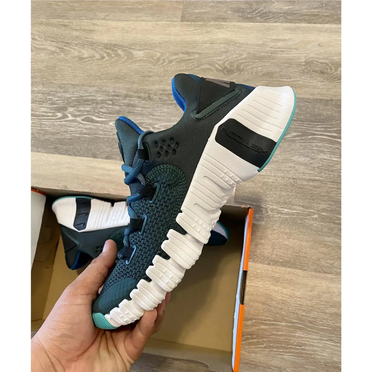 Nike shoes - Nike Free Metcon 4 - Free Metcon - CT3886-790 - Pine Green-Kumquat-Black (UPC: 195866380783) 3