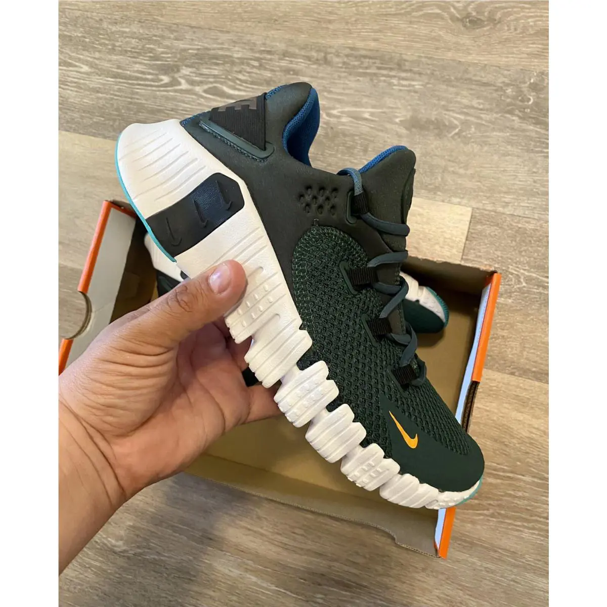 Nike shoes - Nike Free Metcon 4 - Free Metcon - CT3886-790 - Pine Green-Kumquat-Black (UPC: 195866380783) 7